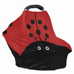 JOAIFO Beetle baby carseat cover offers a soft, breathable fabric for sensitive skin.