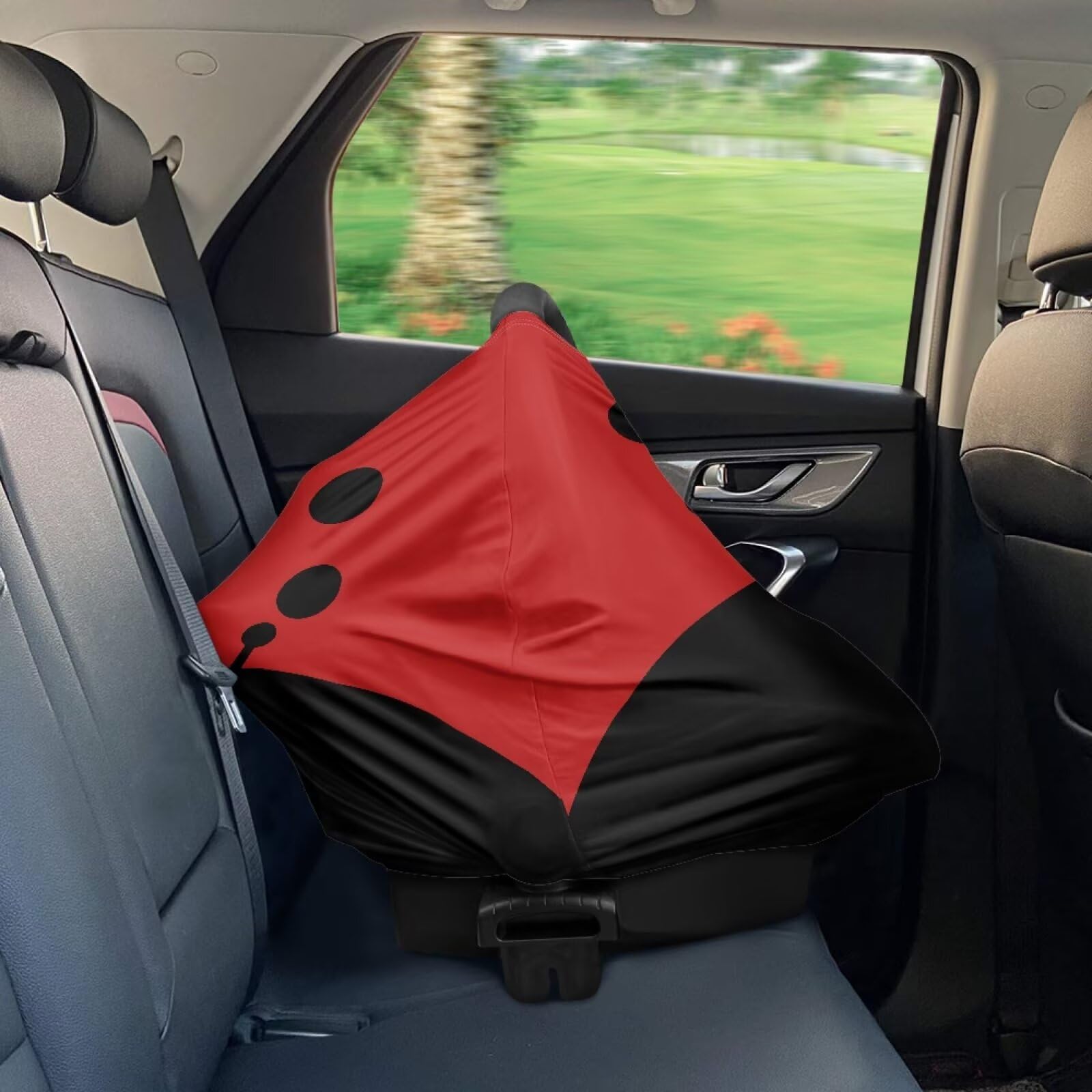 JOAIFO Beetle stroller shade and wind shield helps protect baby outdoors.