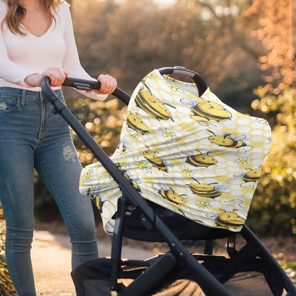JOAIFO sun-shielding cover protects baby from bright light.
