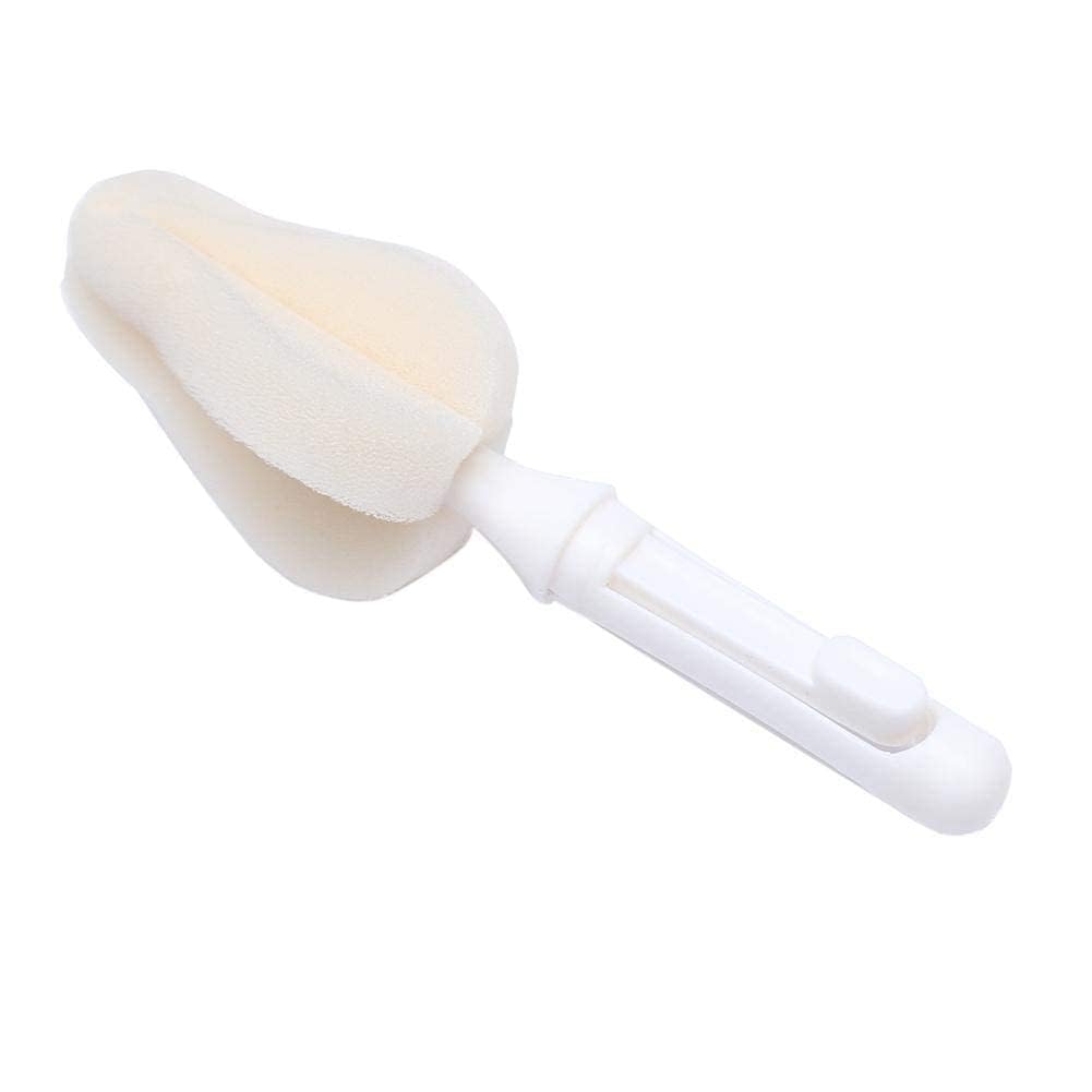 Joayuezo nipple brush with plastic handle highlighting heat resistance and safety