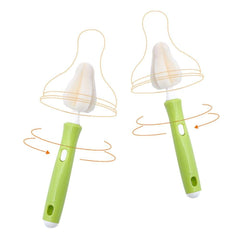 Joayuezo nipple sponge head brush with replaceable sponge heads for easy upkeep