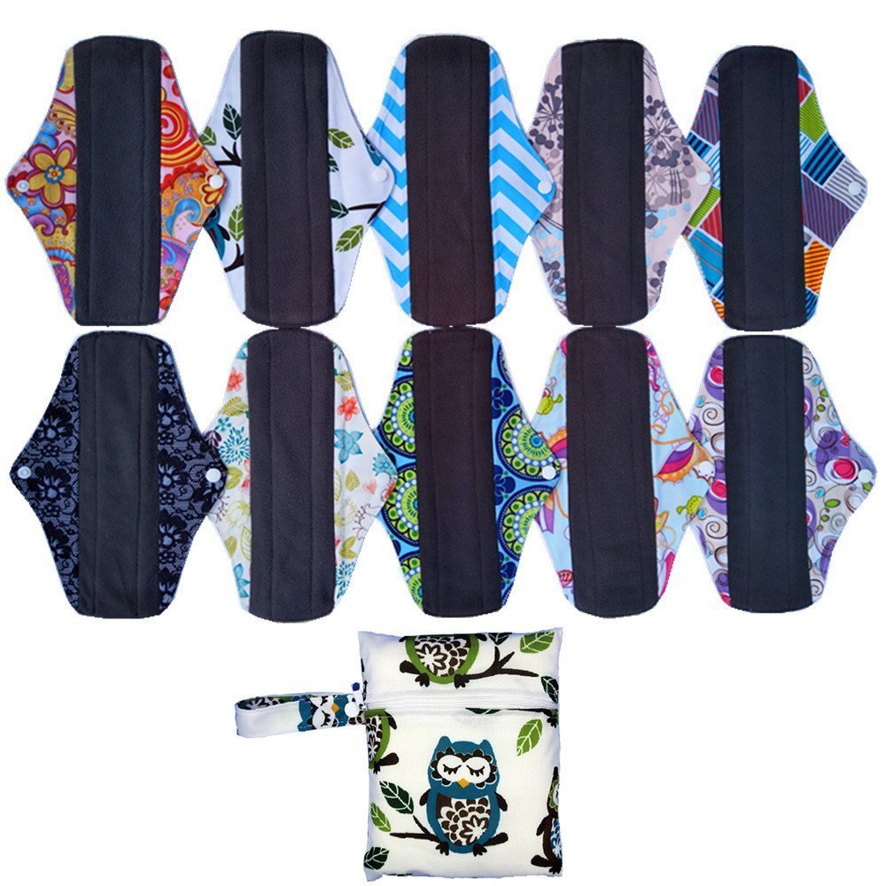 JOBEBE 10-inch reusable pad front view for daily wear and comfort