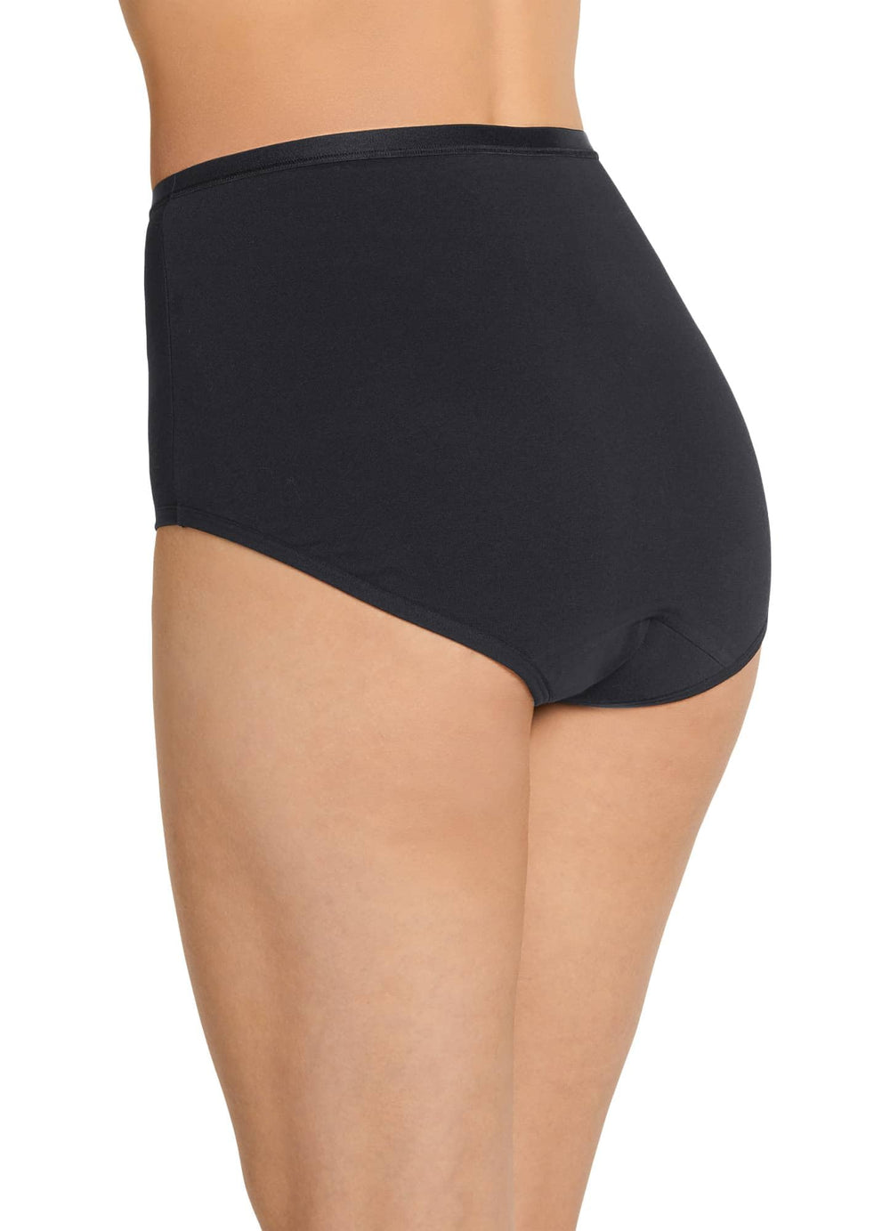 Jockey Worry Free Brief side view highlighting discreet fit for daily wear