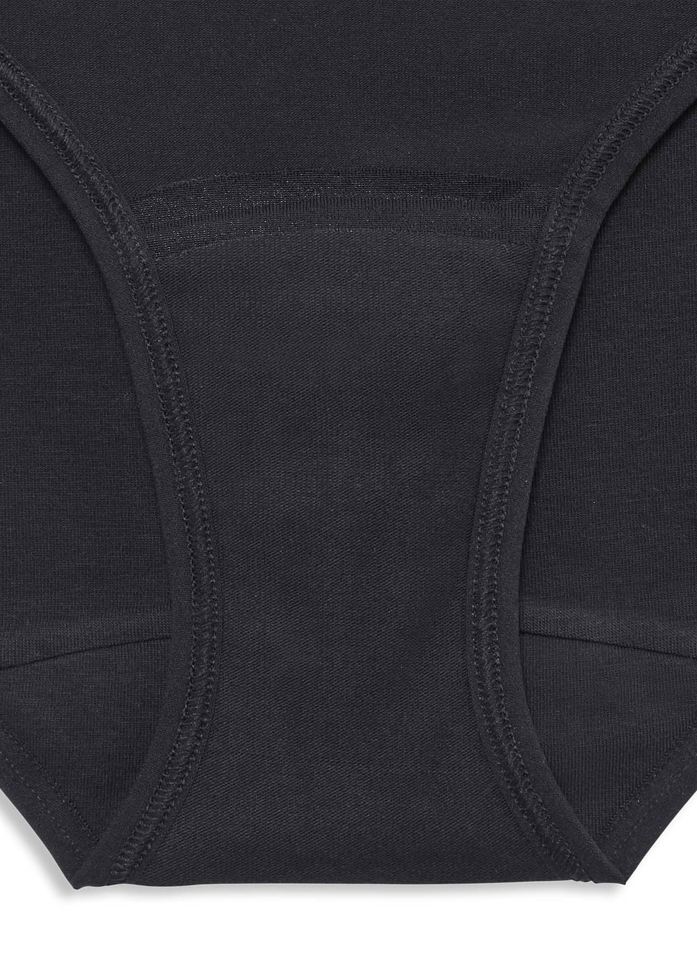 Waterproof thread detail on Jockey brief adds side-leak protection during activity