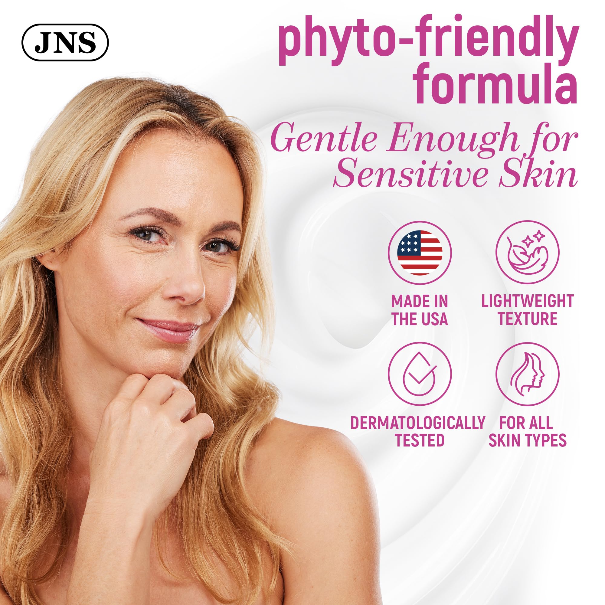 Applying Joellyne Naturals cream for a smooth, non-greasy feel