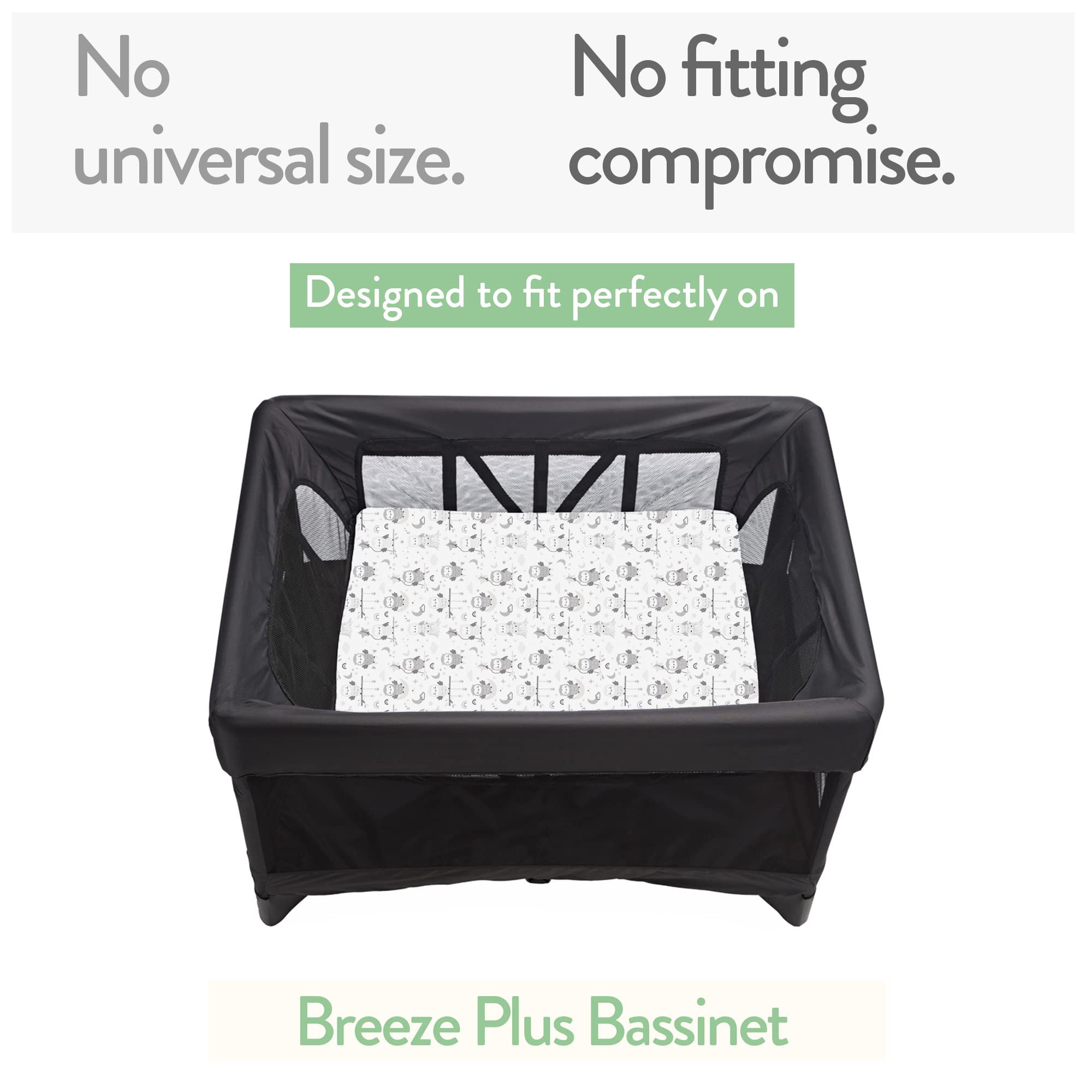 Joey + Joan 2-pack bassinet sheets saves midnight swaps