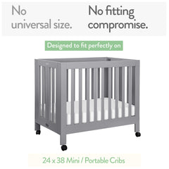 Joey + Joan 2-pack mini crib sheets for easy swaps and laundry ease.