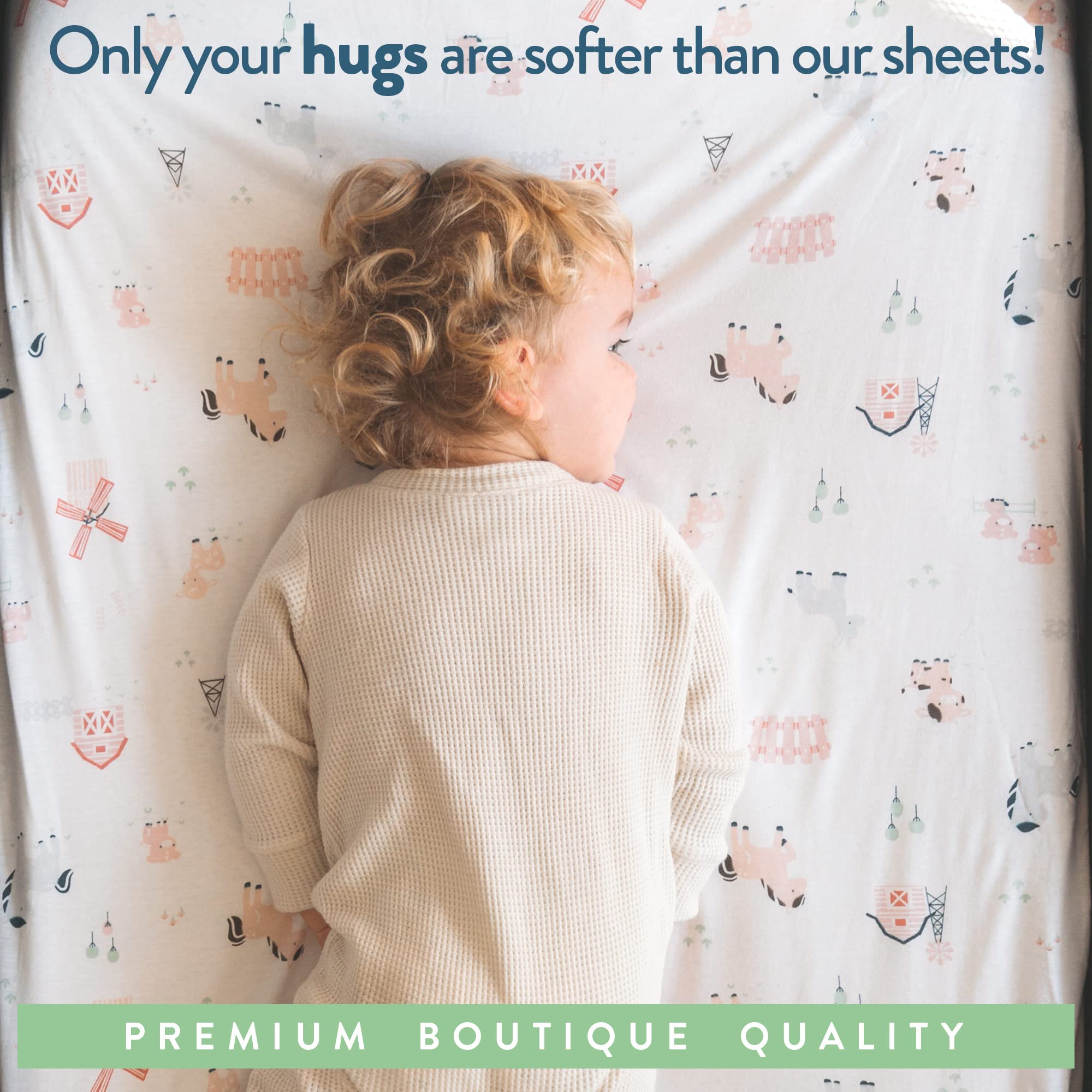Joey and Joan two-pack jersey cotton sheets, soft and durable