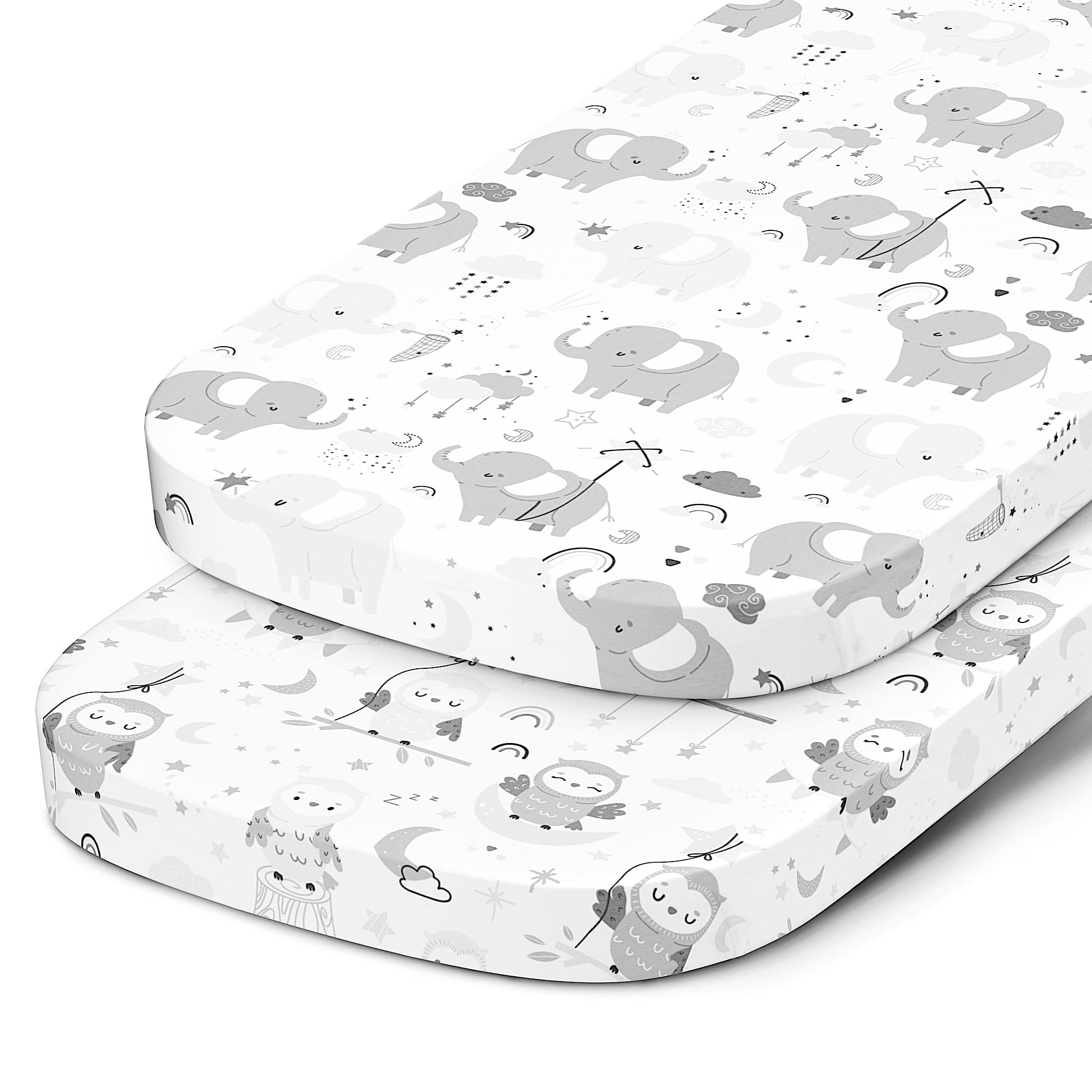 Joey and Joan bedside sleeper sheet on Maxi Cosi Lora for a snug fit