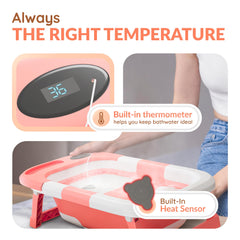 Joffi Baby collapsible tub folded flat saves space