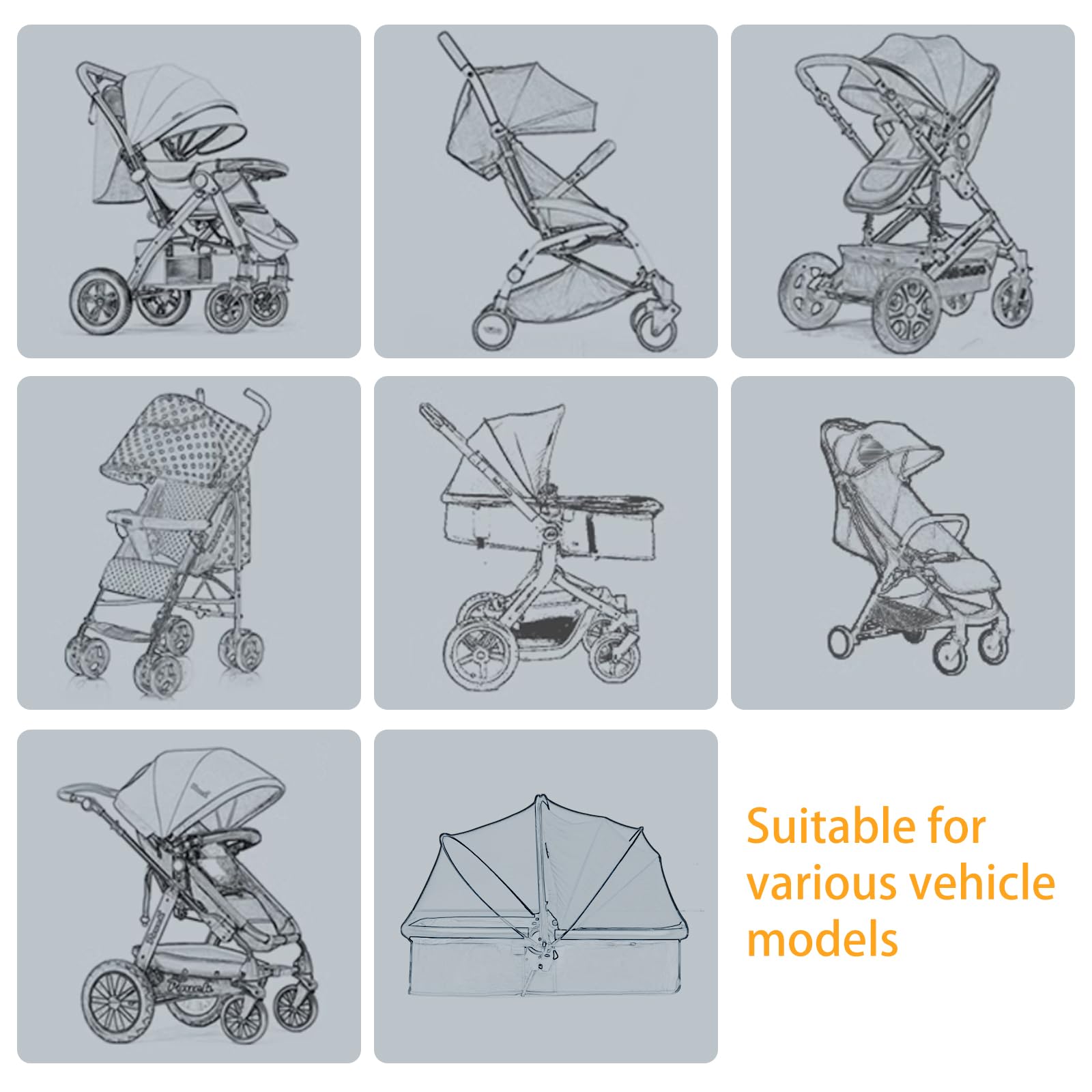 JOFOL BABE top double zipper design simplifies diaper changes.