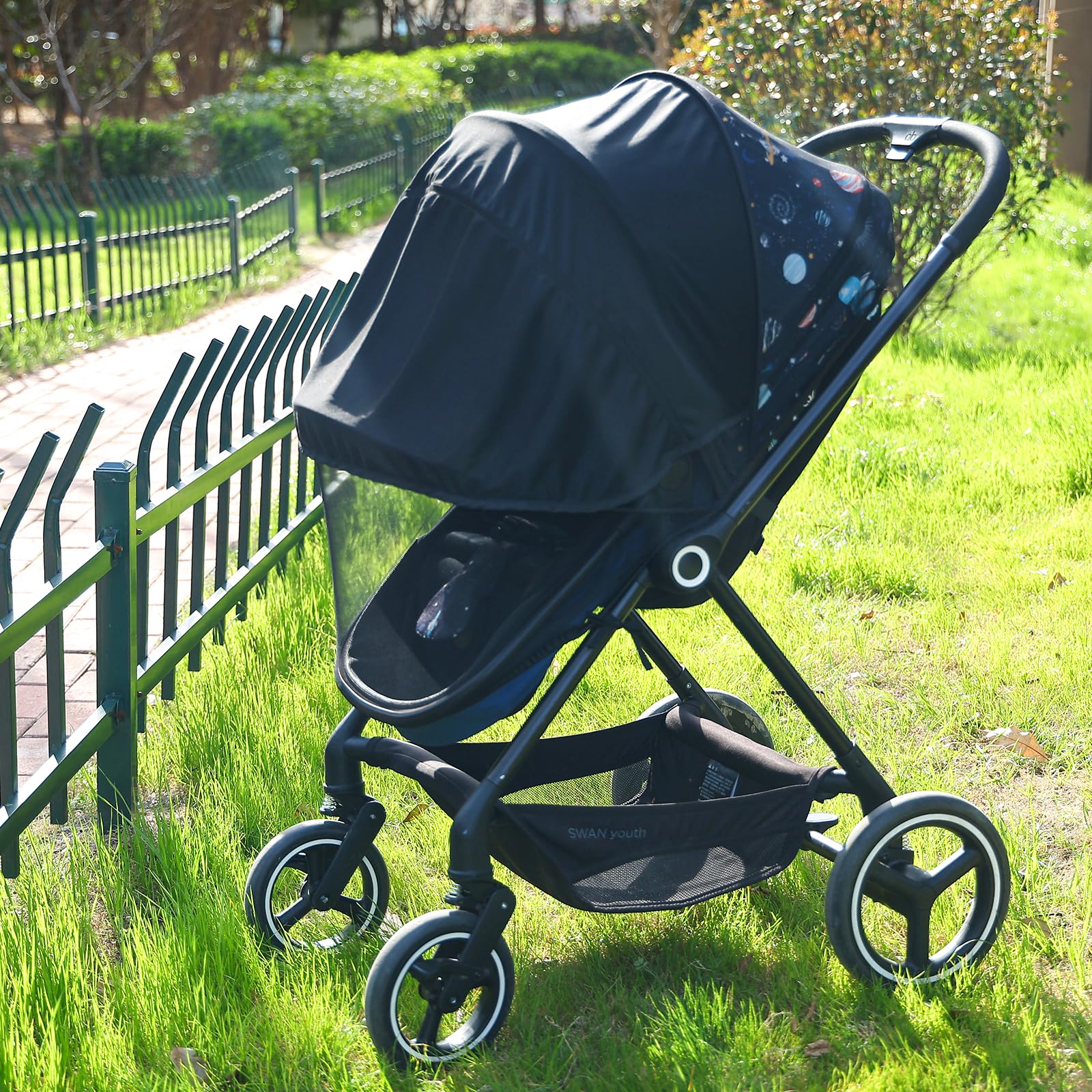 JOFOL BABE universal-fit design fits most strollers and car seats.