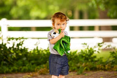 John Deere security blanket 13x13 showcases safe, cozy security for infants