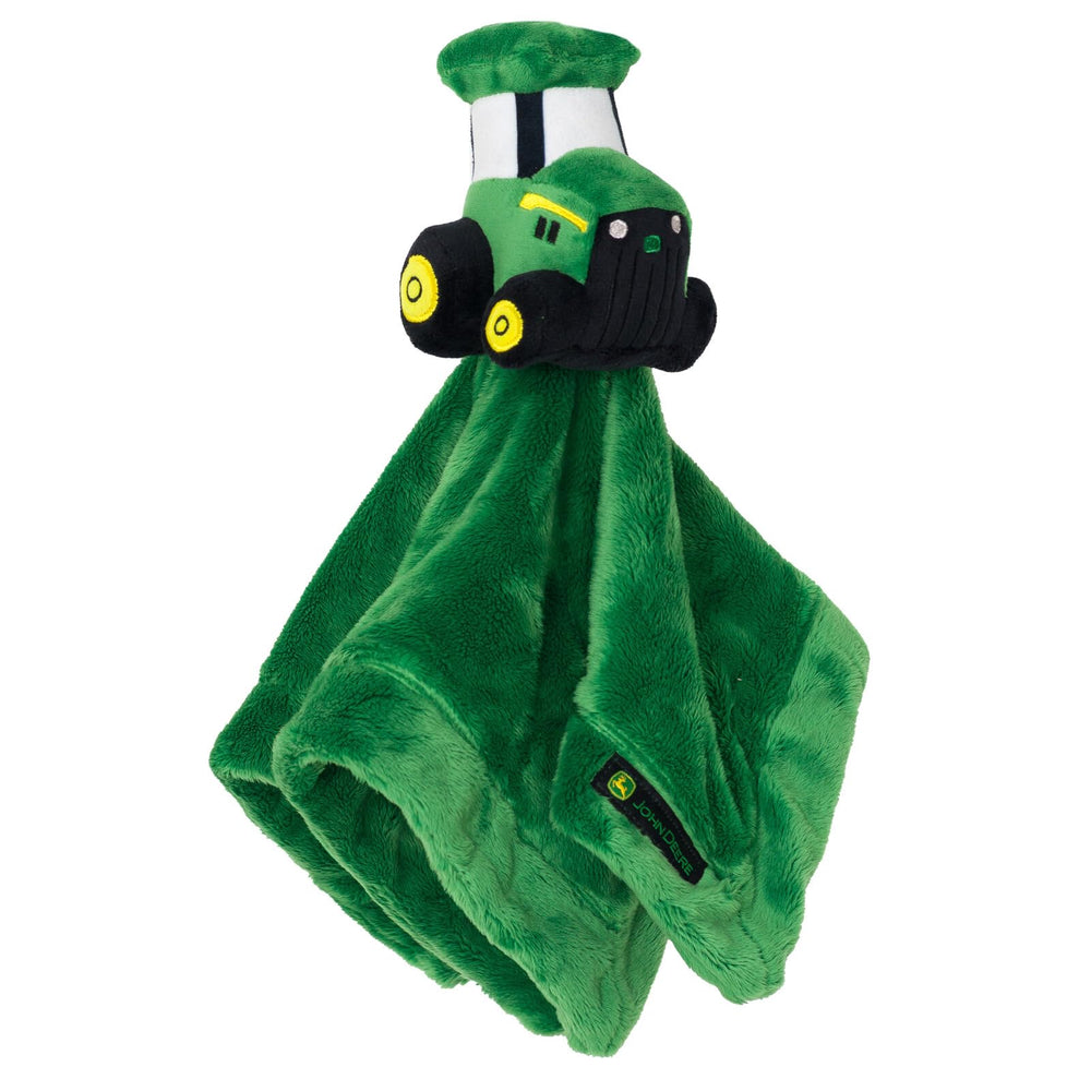 John Deere tractor blanket plush for baby comfort during naps and rides