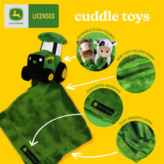 John Deere velboa top emphasizes a soft touch for nap time cuddles