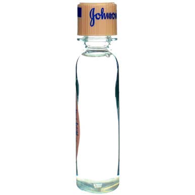 Baby’s delicate skin shown with Johnson & Johnson Baby Oil during bedtime routine.