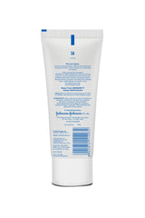 Johnson's Baby Cream being applied for smooth, comfortable skin.