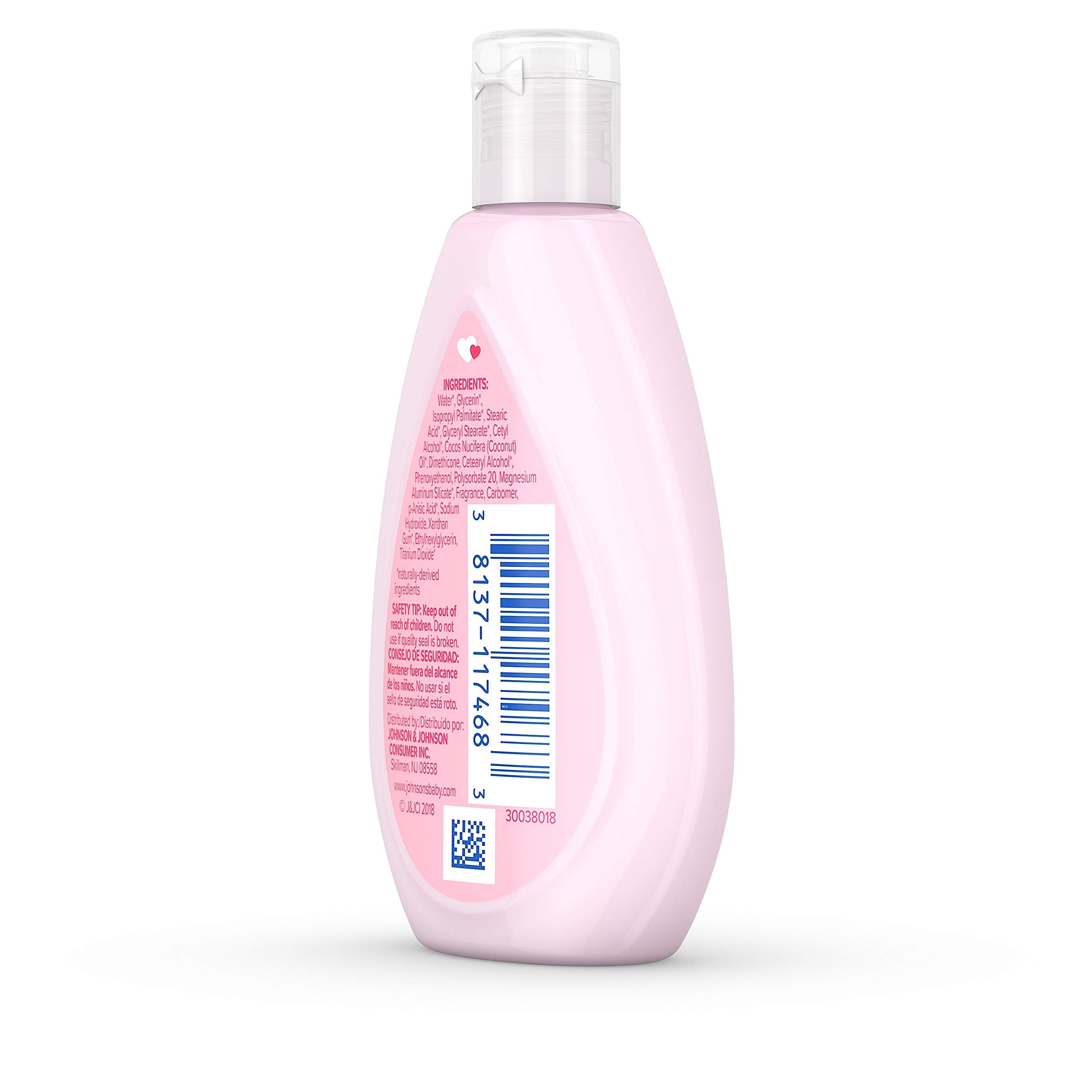 Johnson's Baby Lotion packaging with box and bottle suggests complete care set.