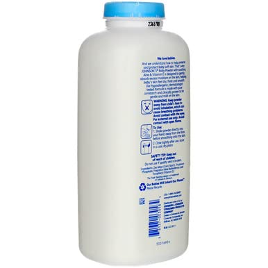 Dry shampoo alternative option with Johnson’s Aloe & Vitamin E powder for adults.