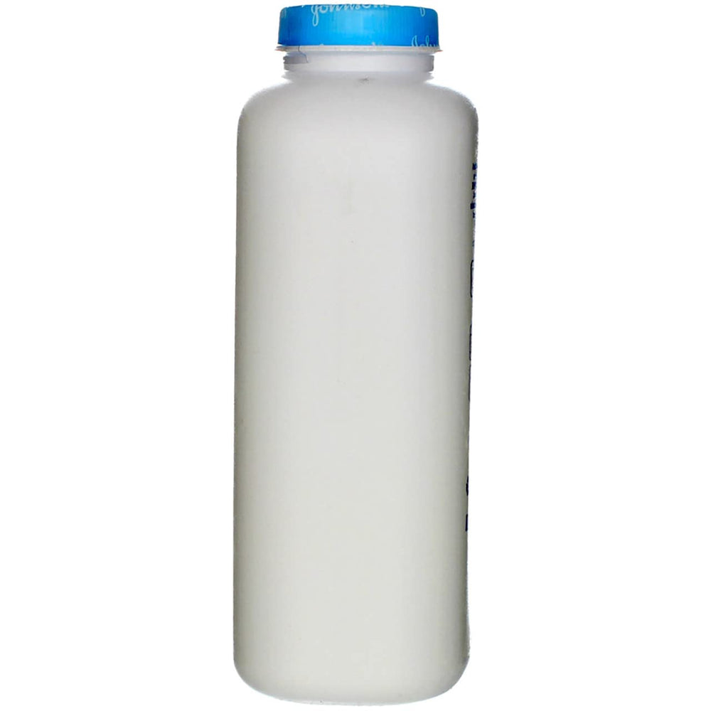 Hypoallergenic Johnson’s Aloe & Vitamin E baby powder free from parabens and dyes.