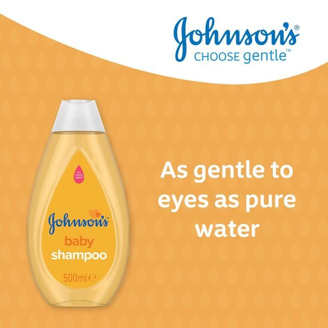 Johnson's Baby Shampoo packaging front for quick recognition.