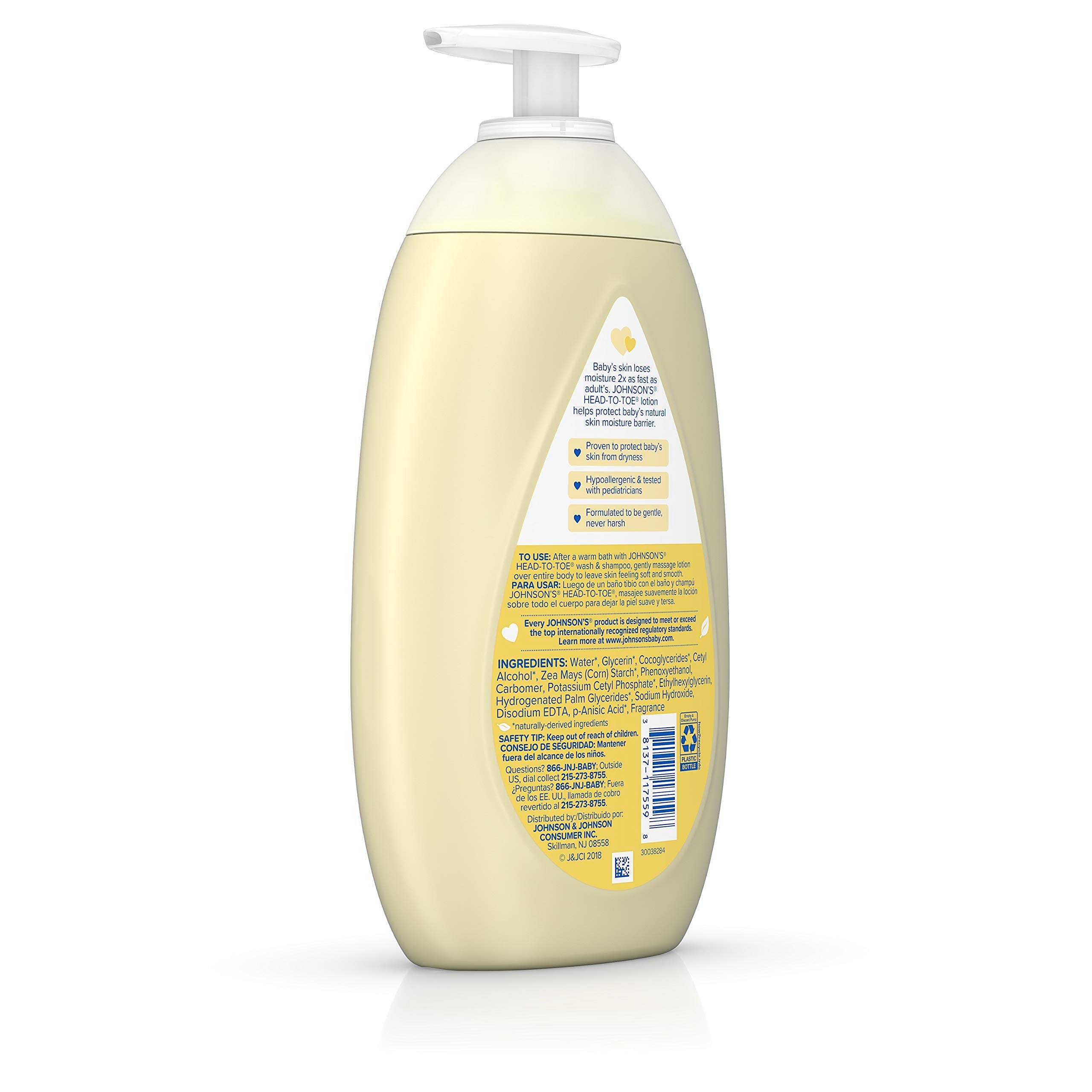Pediatrician-tested hypoallergenic indication on packaging.