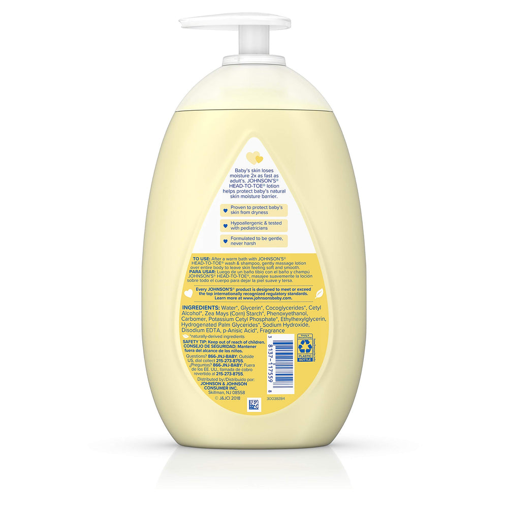 Close-up of texture showing ultra-mild formula for delicate baby skin.