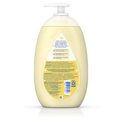 Close-up of texture showing ultra-mild formula for delicate baby skin.