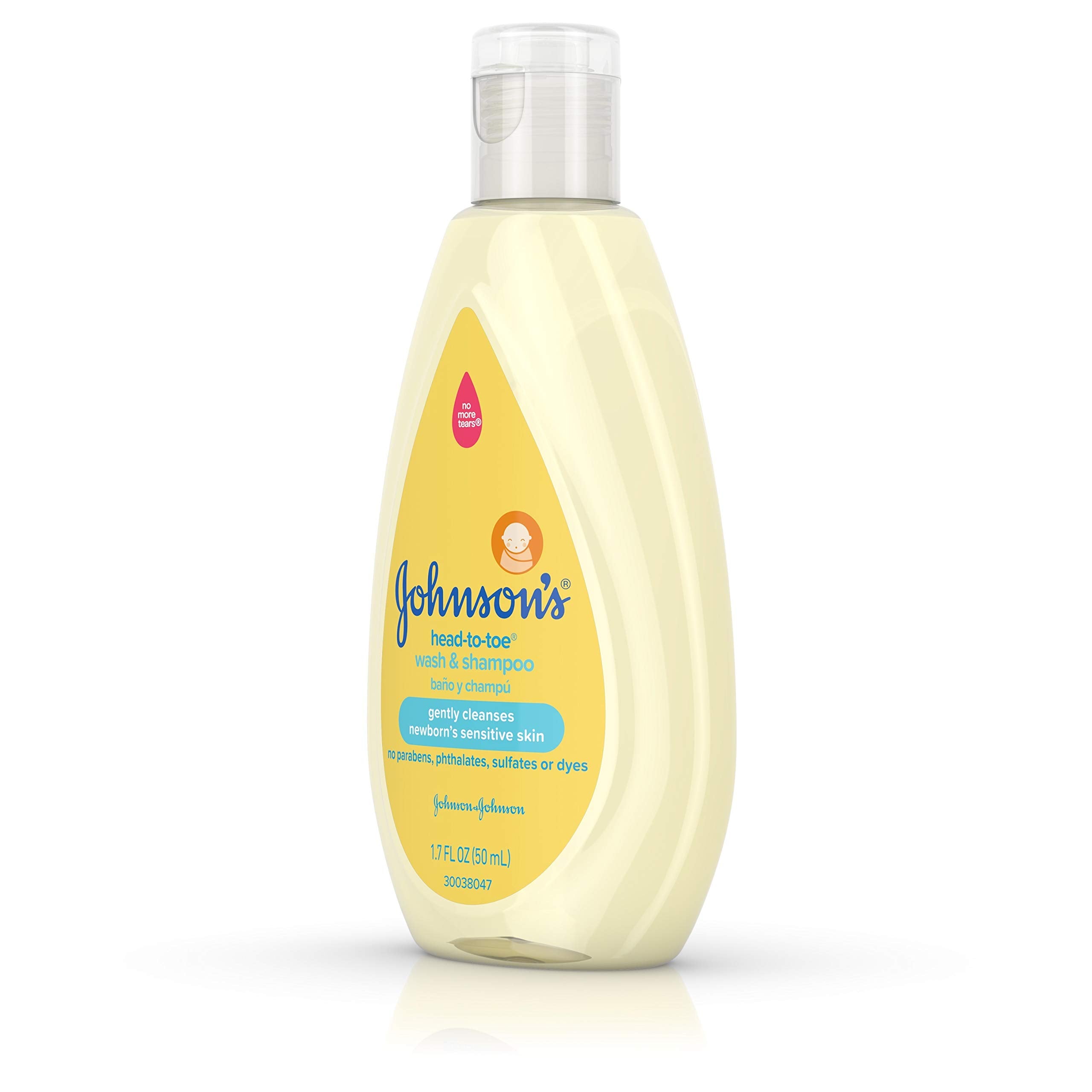 Johnson's Head-to-Toe Tearless Baby Wash bath time routine is simple and comforting