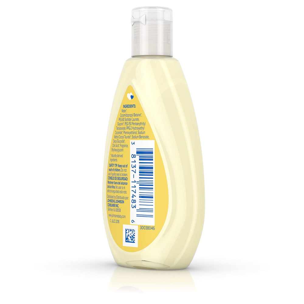 Johnson's Head-to-Toe Tearless Baby Wash fragrance-free option for sensitive noses