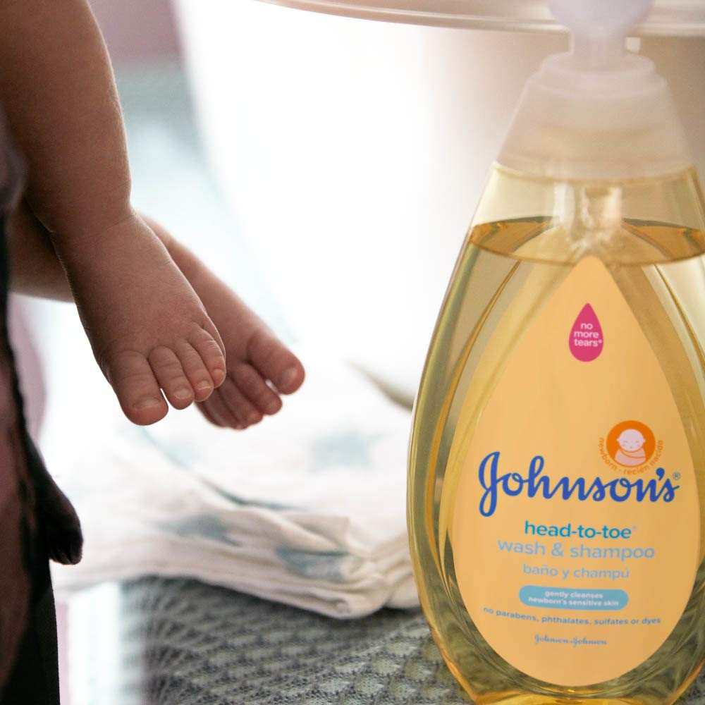 Johnson's Head-to-Toe Tearless Baby Wash pediatrician-approved formulation