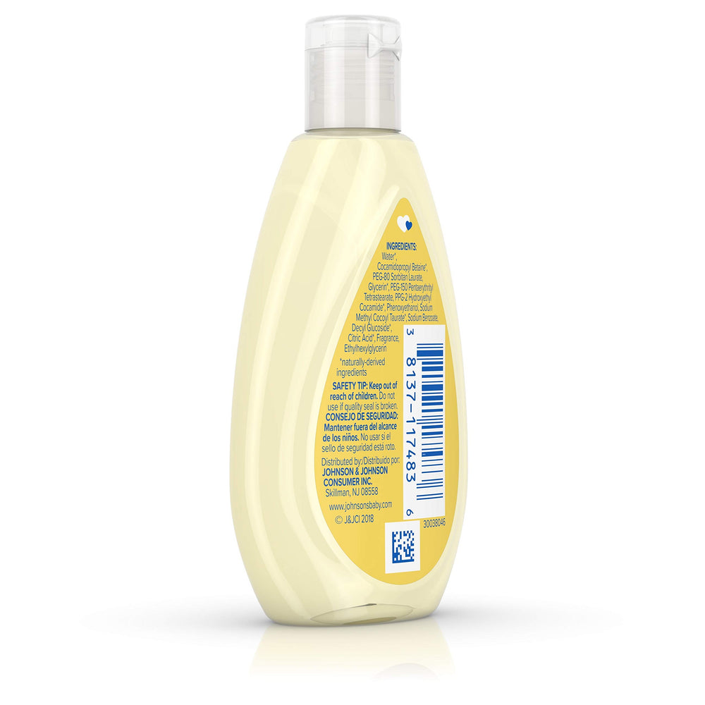 Johnson's Head-to-Toe Tearless Baby Wash sulfate-free formula for mild cleansing