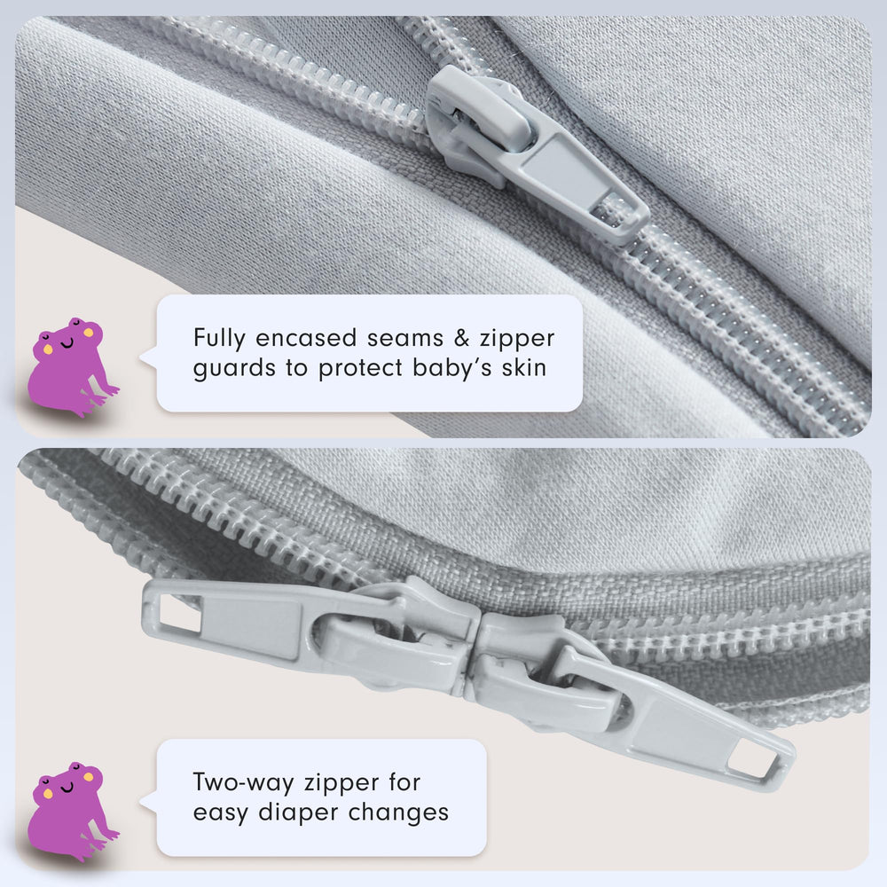 JOI roomy fit supports kicking, stretching, and healthy hip development.