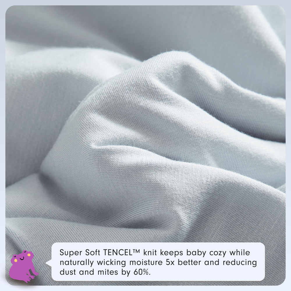JOI sleep sack with TENCEL softness provides breathable comfort for peaceful nights.
