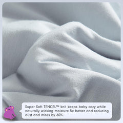 JOI sleep sack with TENCEL softness provides breathable comfort for peaceful nights.