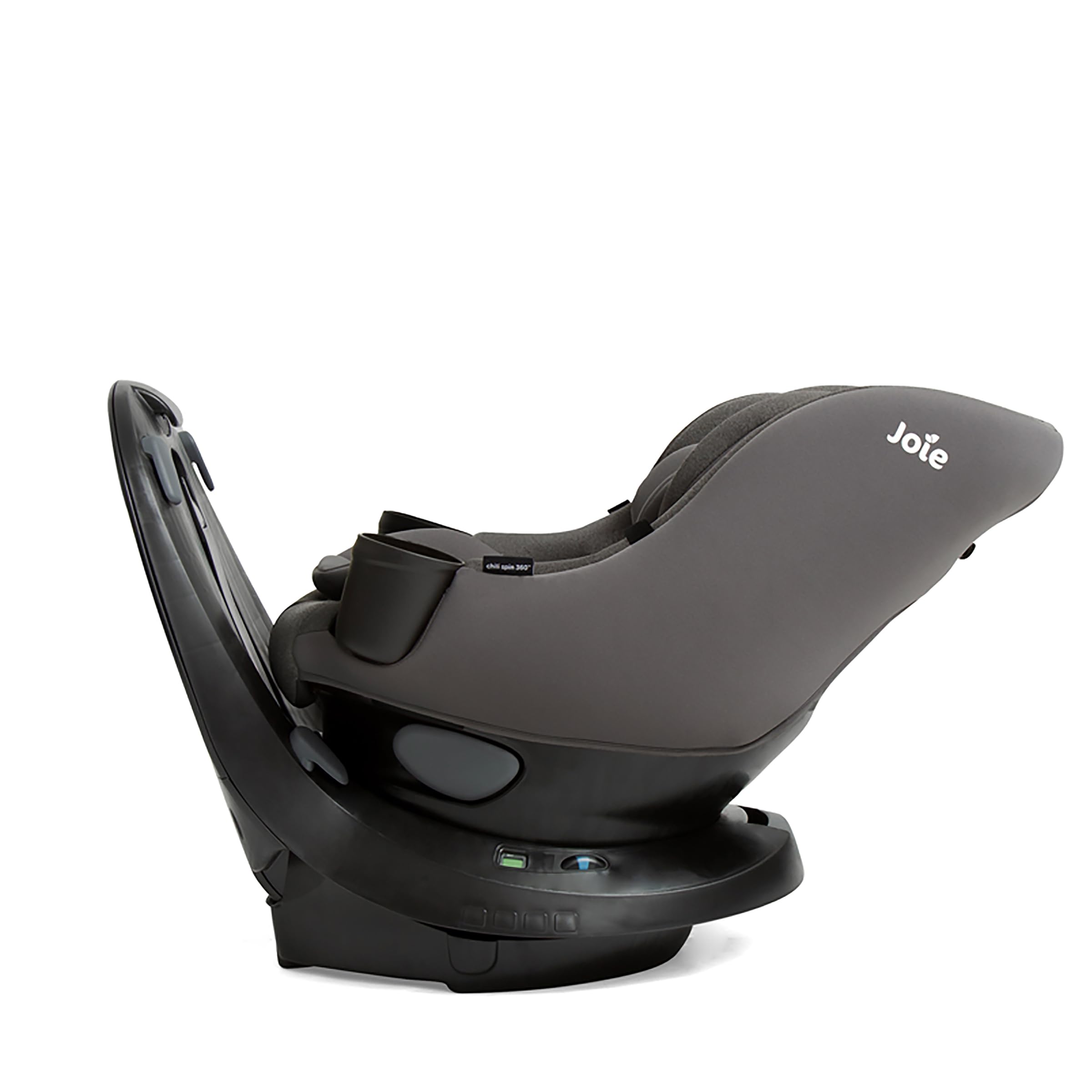 Joie Chili Spin 360 adjustable headrest and harness grow with your child.