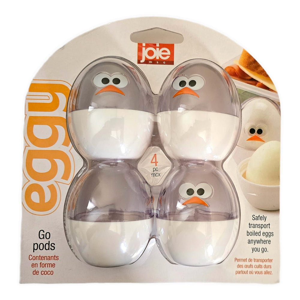 Joie Eggy Go Pods provide egg pod protection for on-the-go snacks.