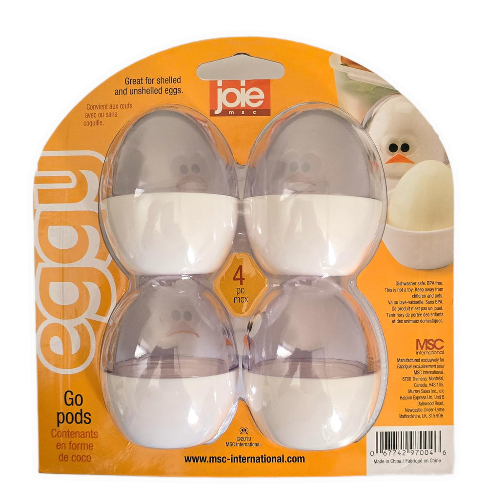 Joie Eggy Go Pods seal in odor for fresher snacks during commutes.