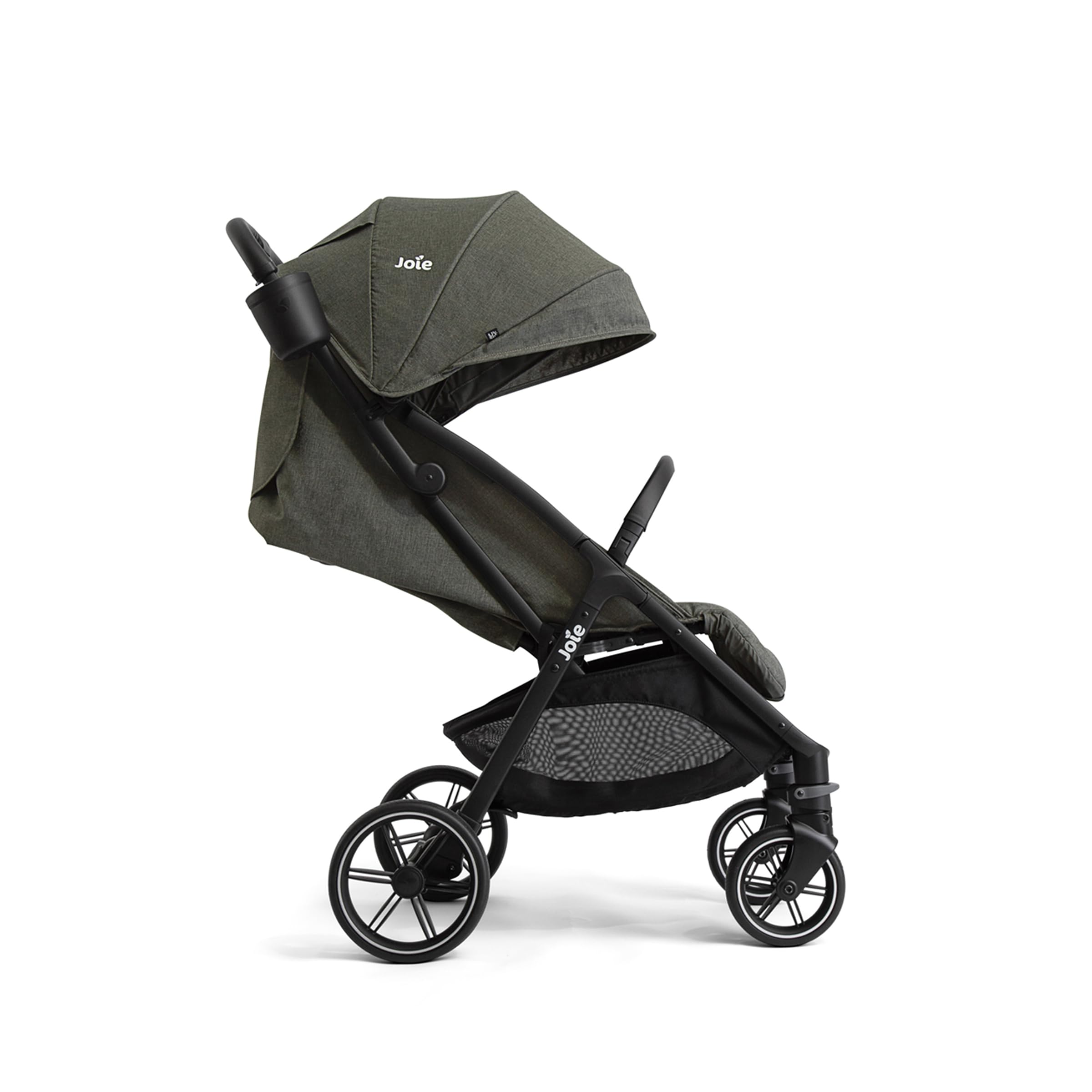 Nutmeg canopy provides UPF 50+ sun protection for baby