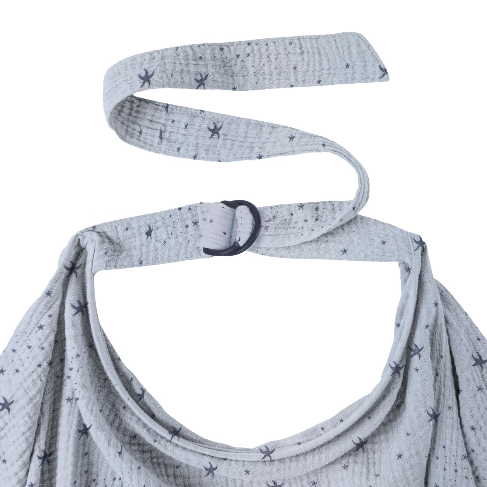 Jojedomo muslin nursing cover soft cotton texture gentle on delicate skin