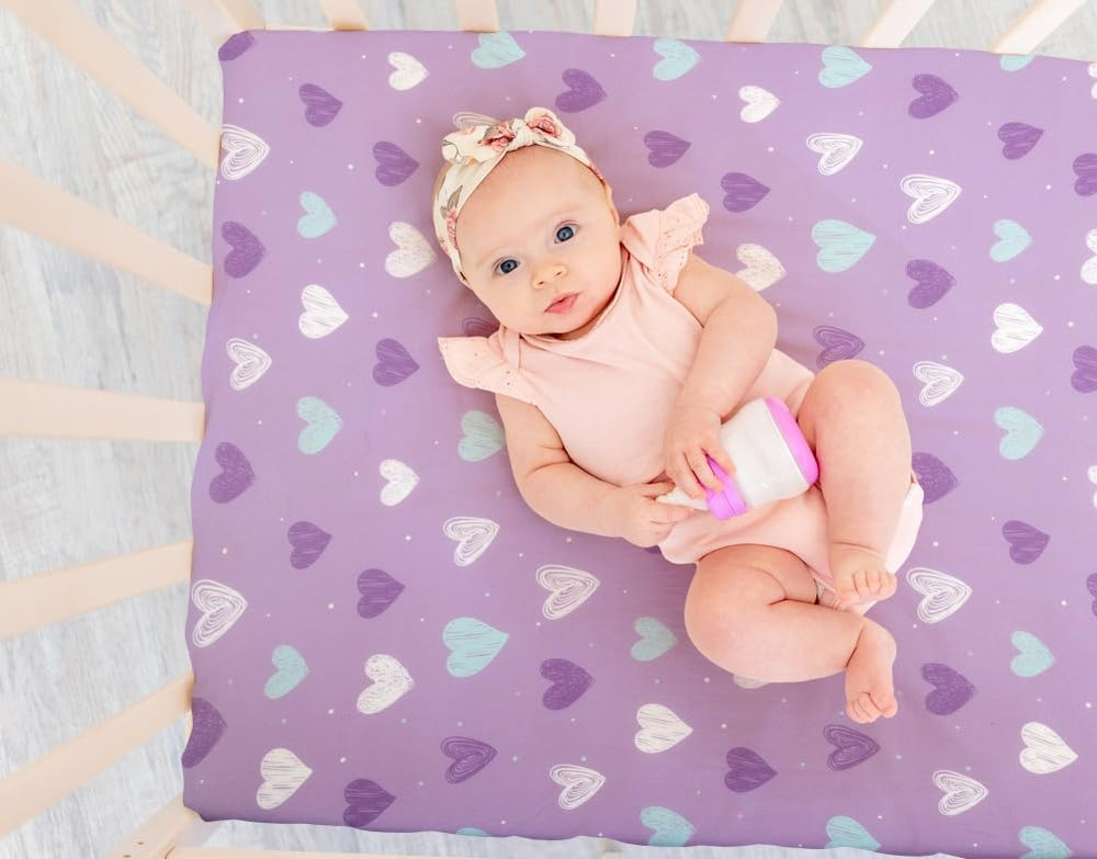 Jola's House baby girl-friendly colors keep nursery cozy