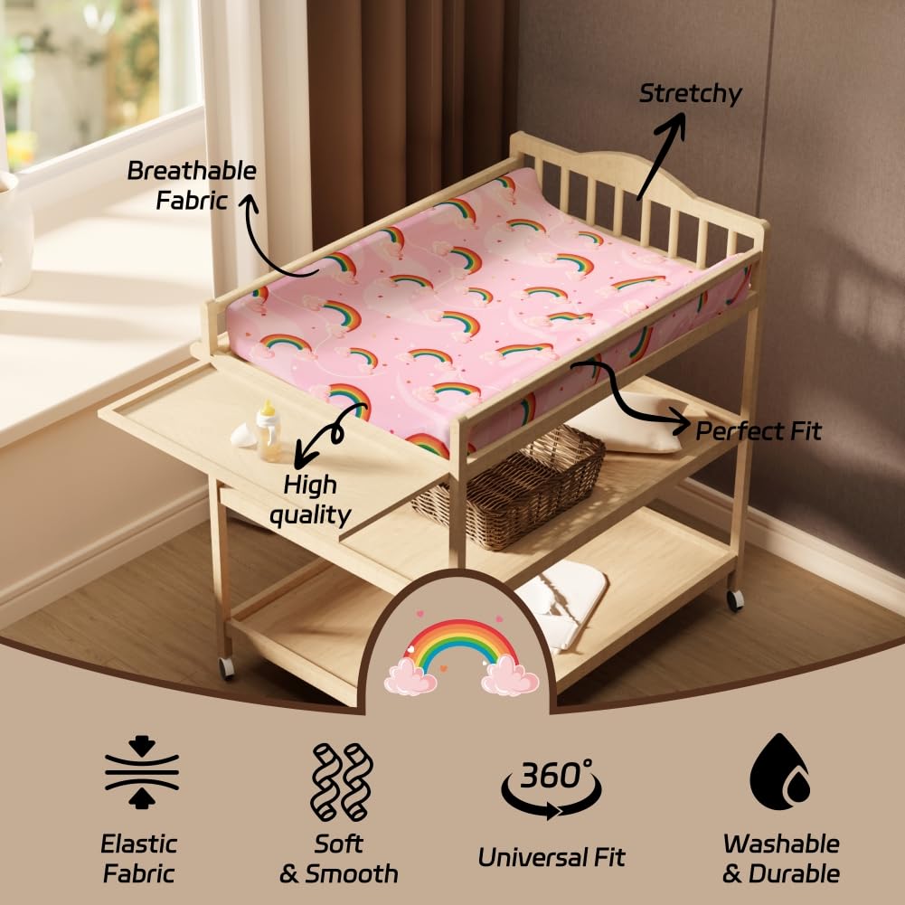 Jola's House baby girl nursery essential for quick, tidy diaper changes