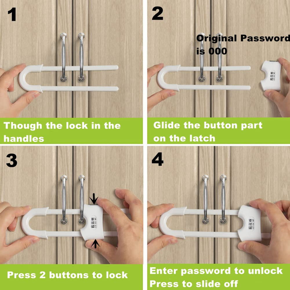 Jola's House double-button code design adds extra security.