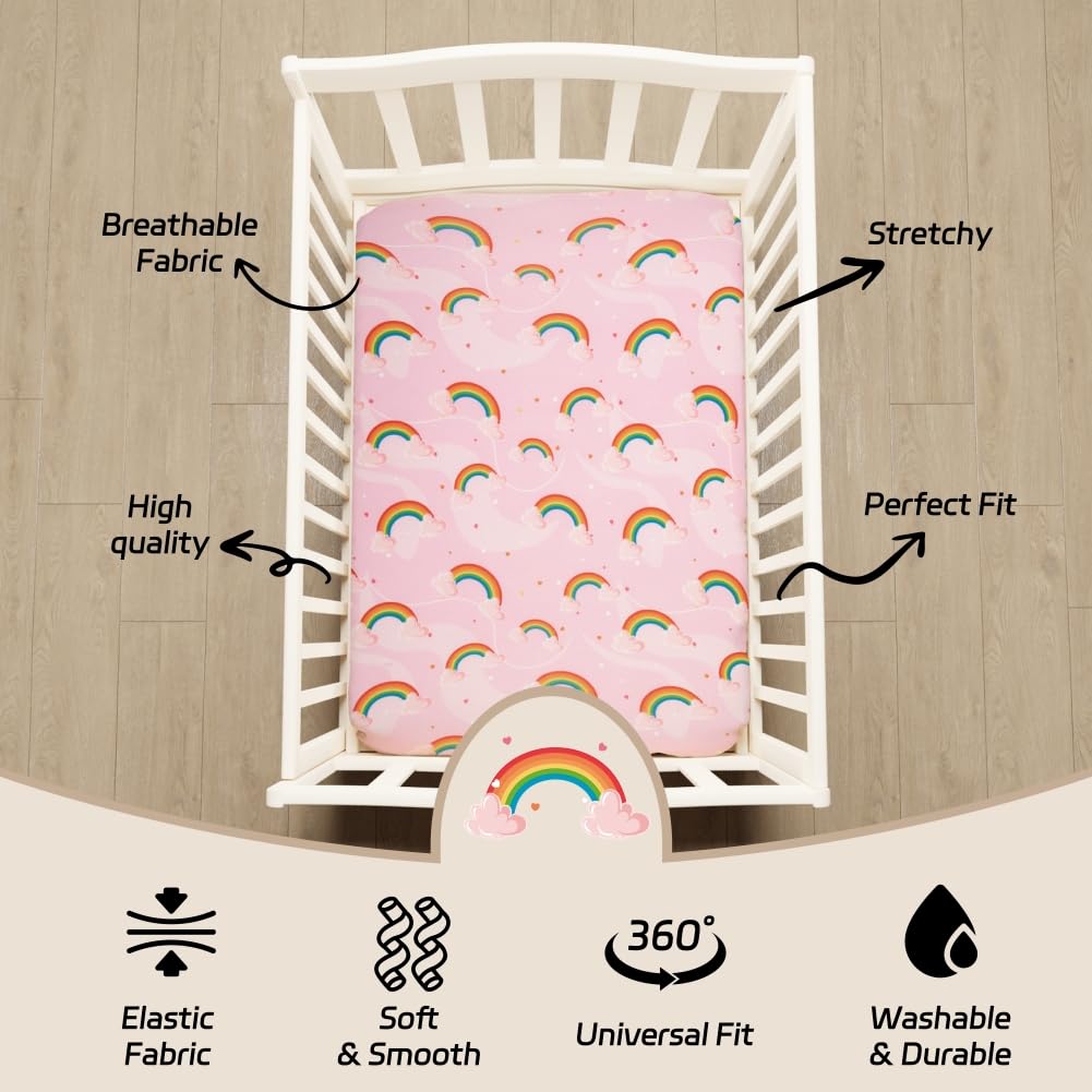 Jola's House machine-washable crib sheets simplify care
