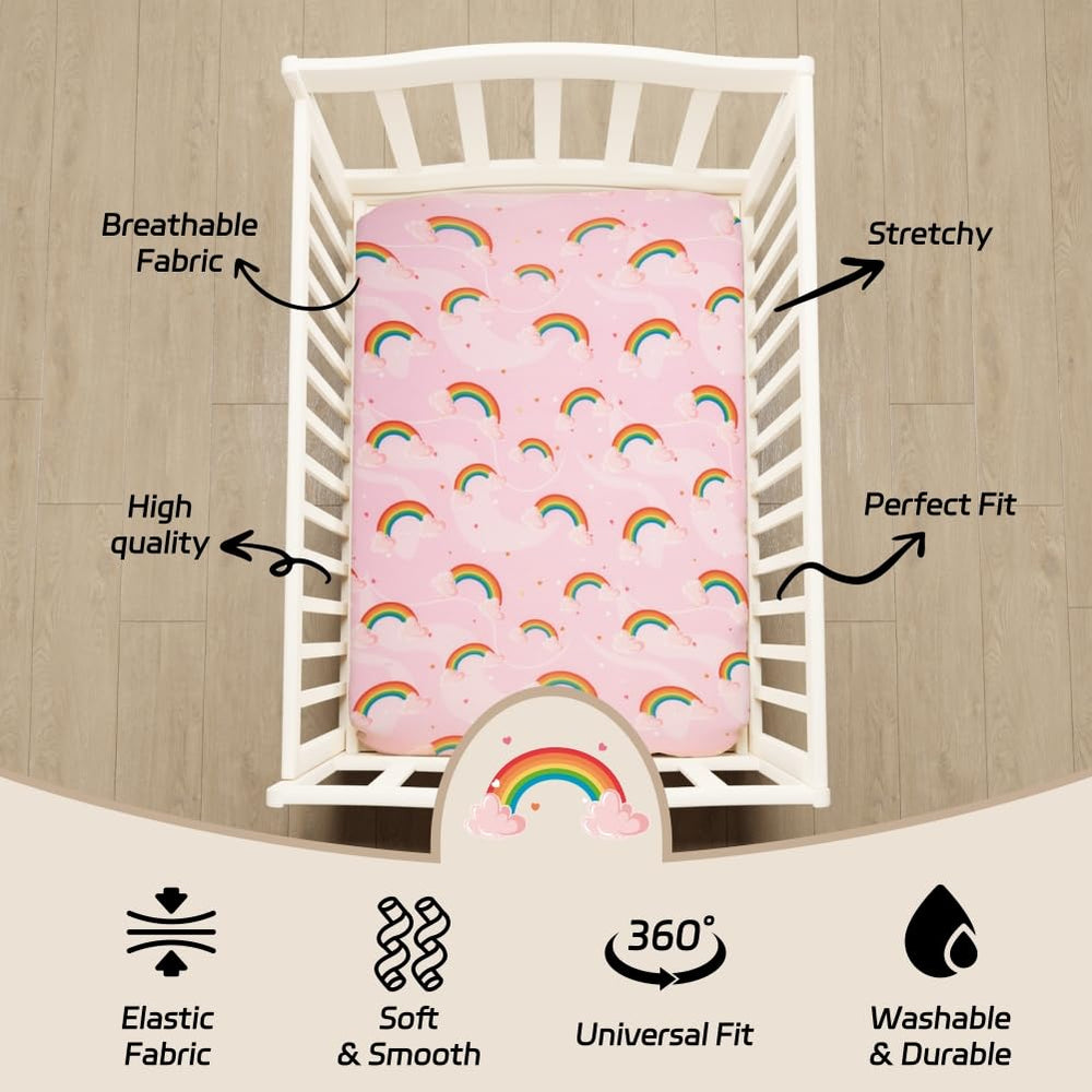Jola's House machine-washable crib sheets simplify care