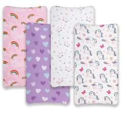 Jola's House unicorn rainbow design changing pad cover adds playful nursery style