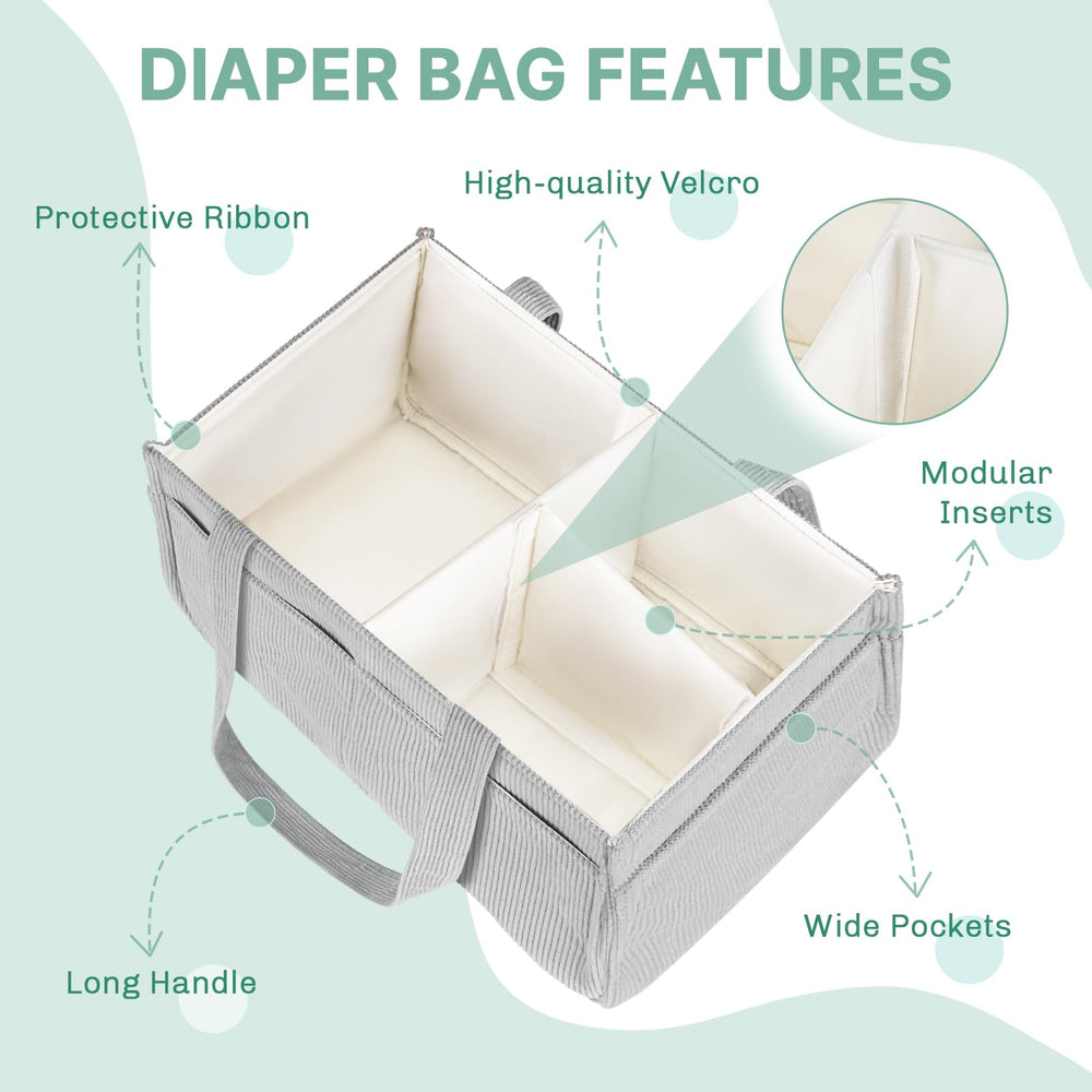 Jolensoy portable nursery organizer ideal for car trips and travel