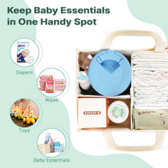 Jolensoy foldable diaper bag organizer is easy to store and carry during travel