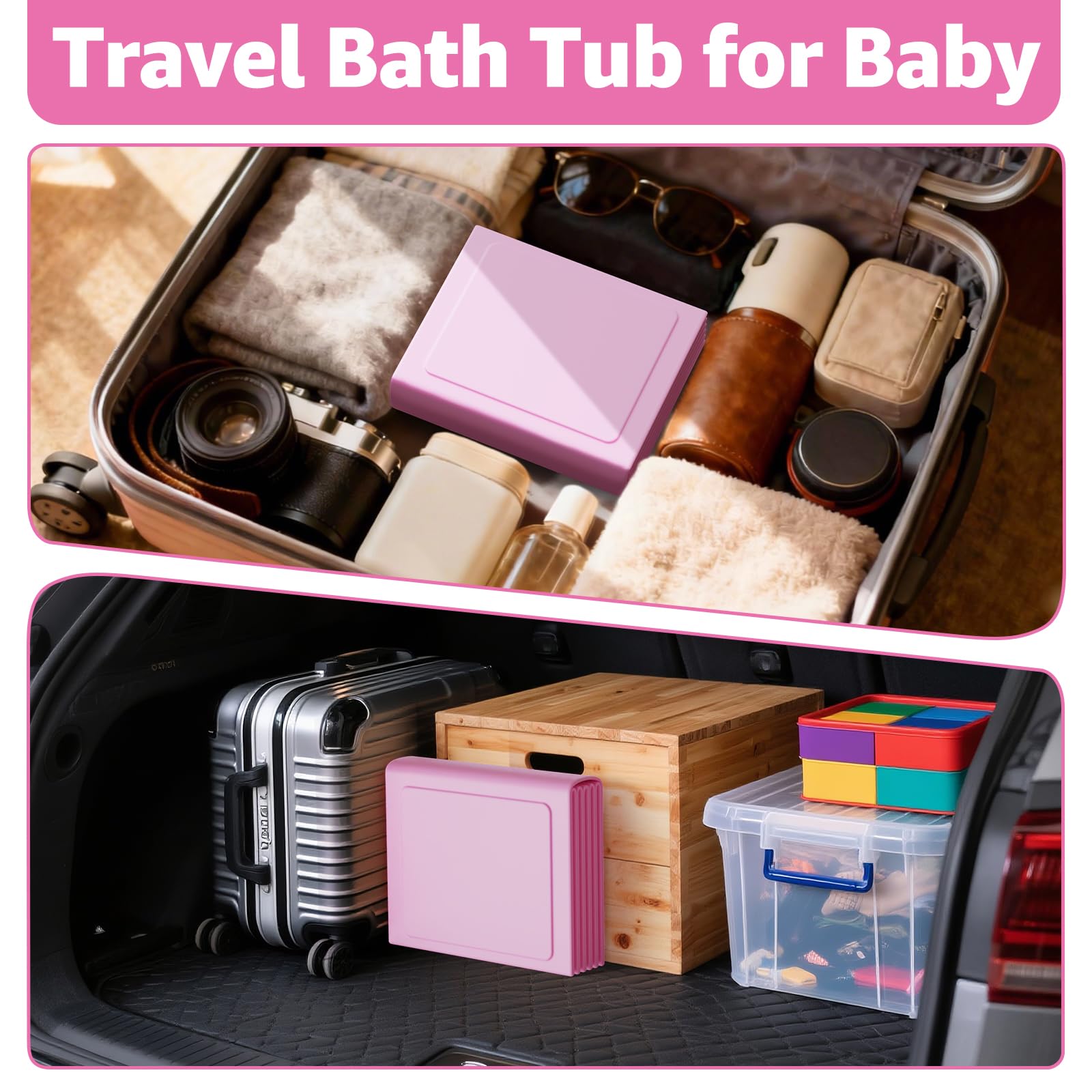Jollcma tub doubles as infant pool and toy area