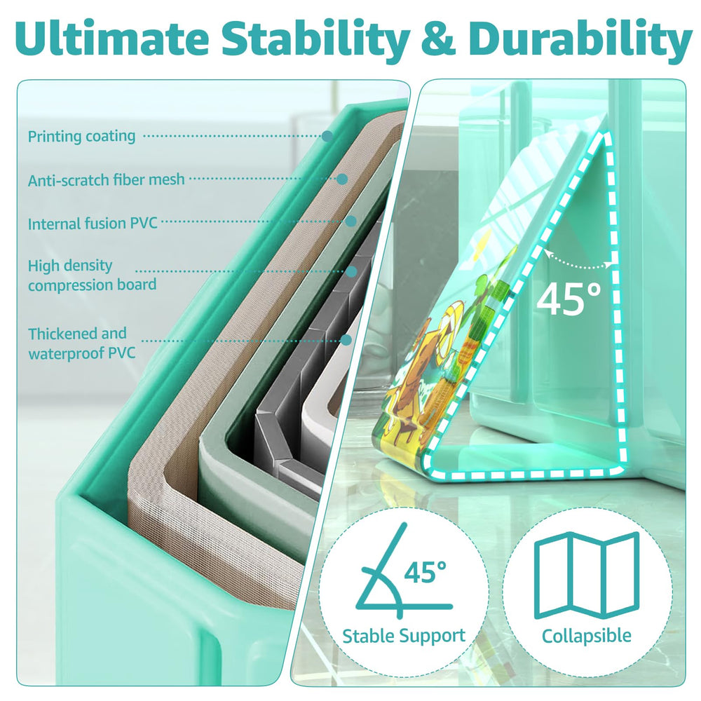 Jollcma collapsible baby bathtub suitable from newborns to toddlers